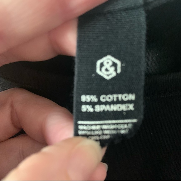 Black 3/4 Sleeve Agnes & Dora Blouse Puckered Shoulder size XL - Picture 6 of 7